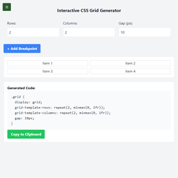 CSS Grid Generator