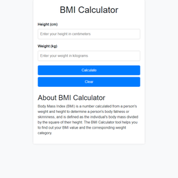 BMI Calculator